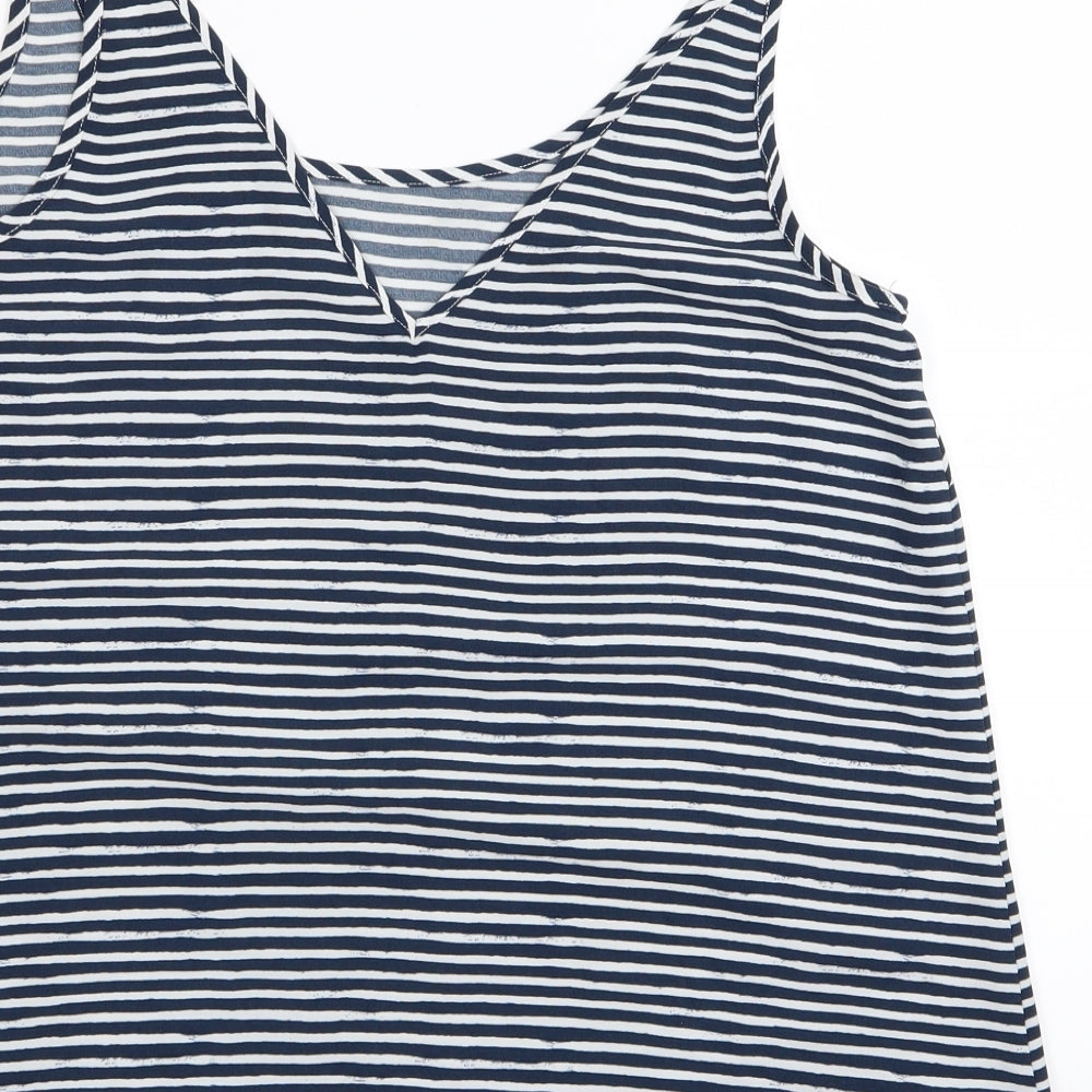 Womens UK Size 12 NEXT Blue Basic Tank