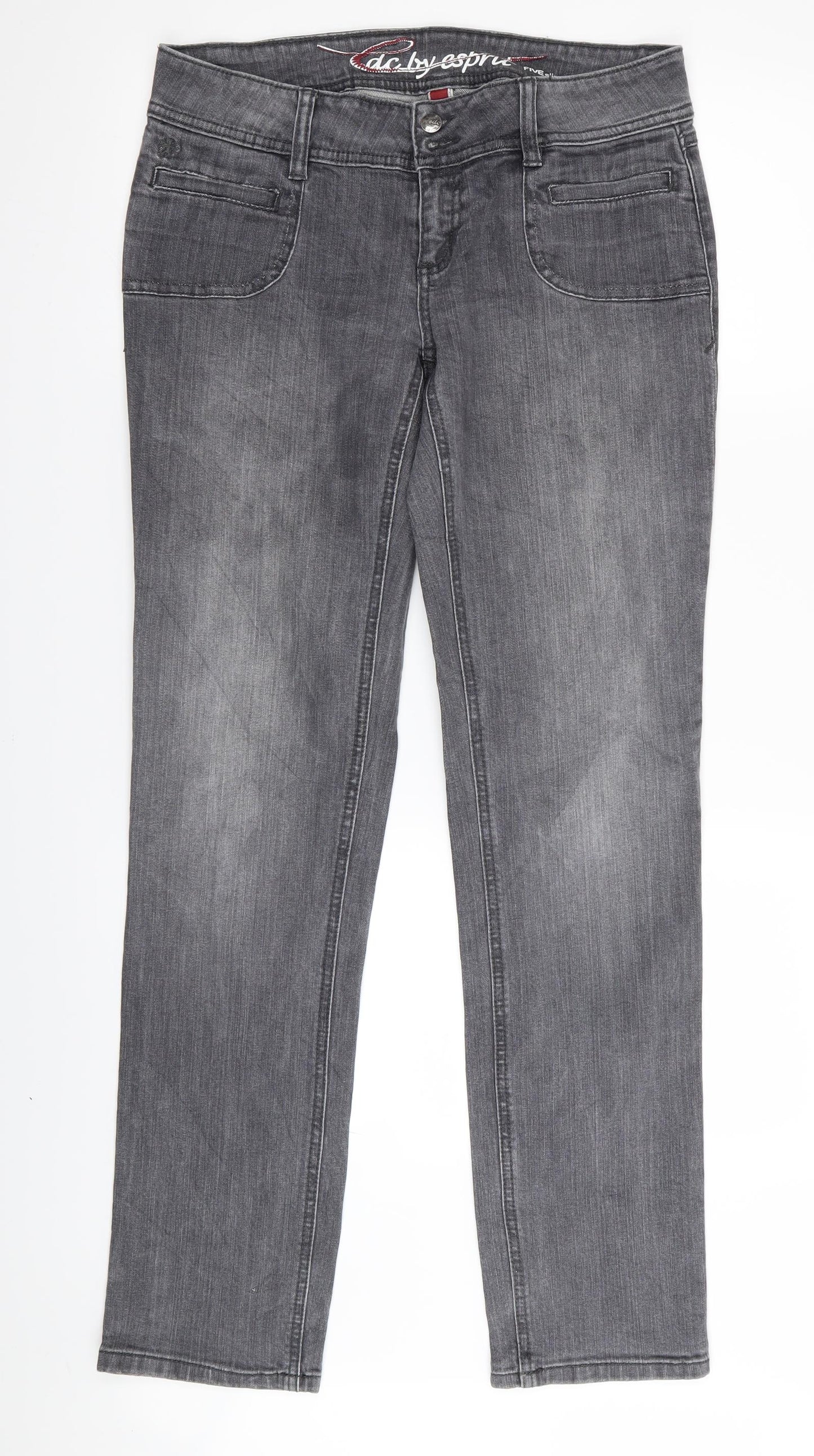 FIVE Mens Grey   Straight Jeans Size 30 in L32 in