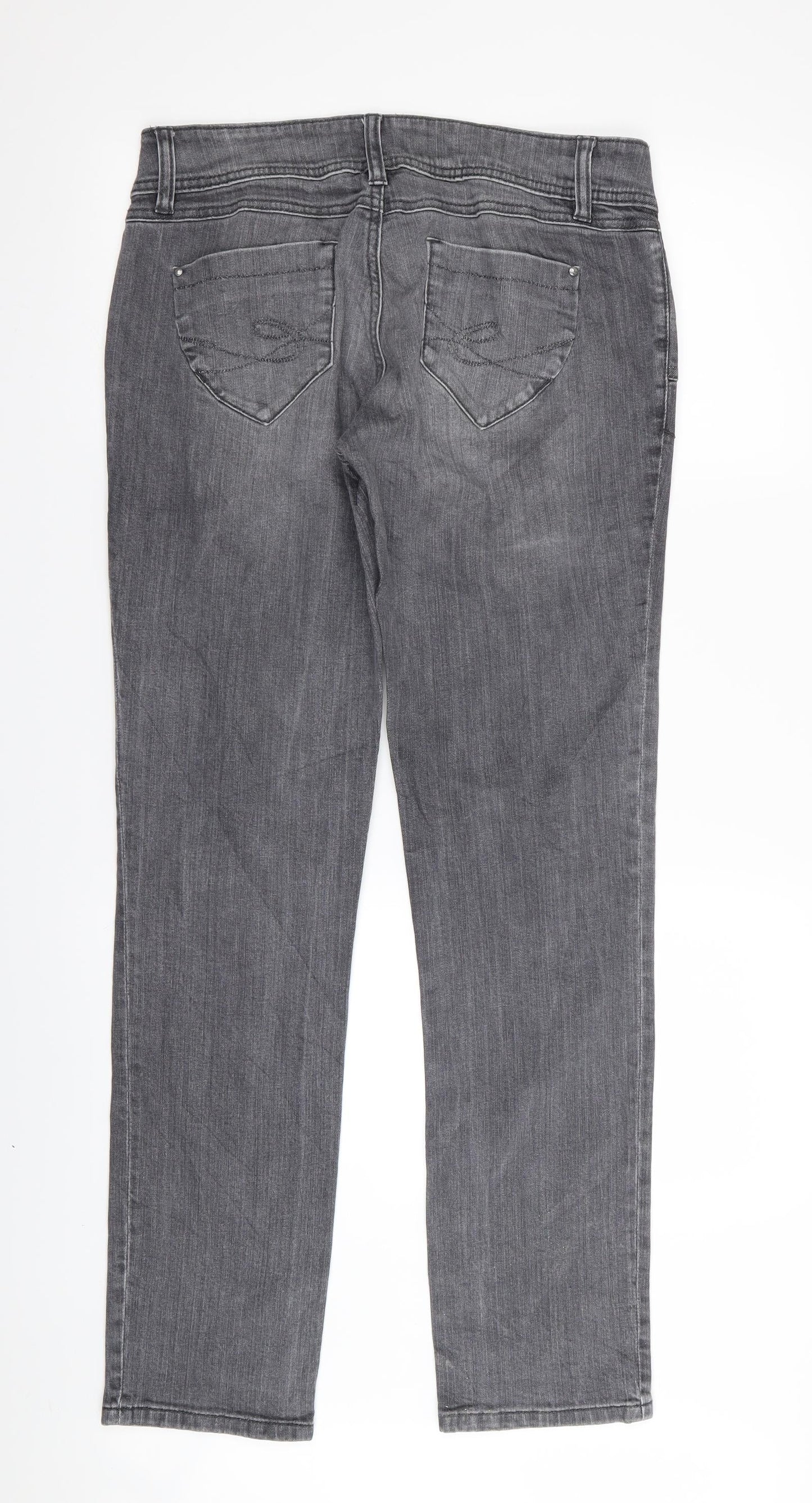 FIVE Mens Grey   Straight Jeans Size 30 in L32 in