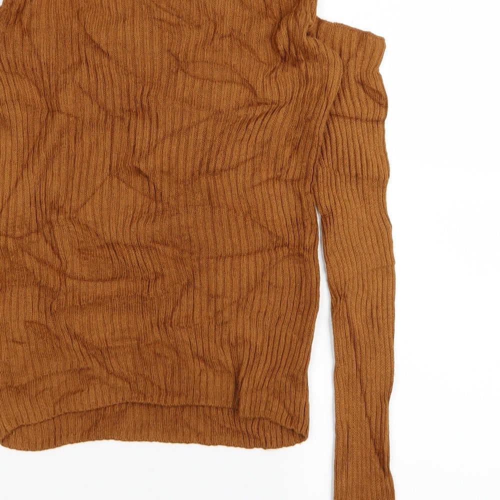 forever21 Womens Brown   Pullover Jumper Size M