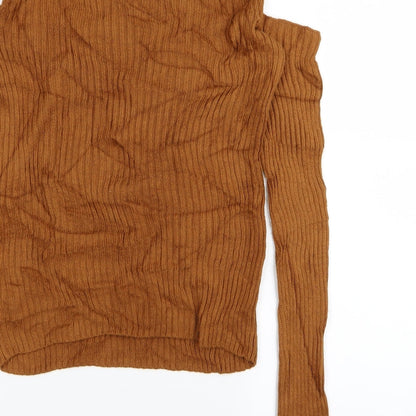 forever21 Womens Brown   Pullover Jumper Size M