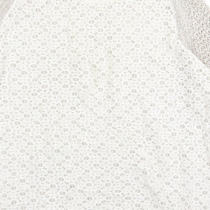 Quiz Womens Beige   Pullover Jumper Size 14