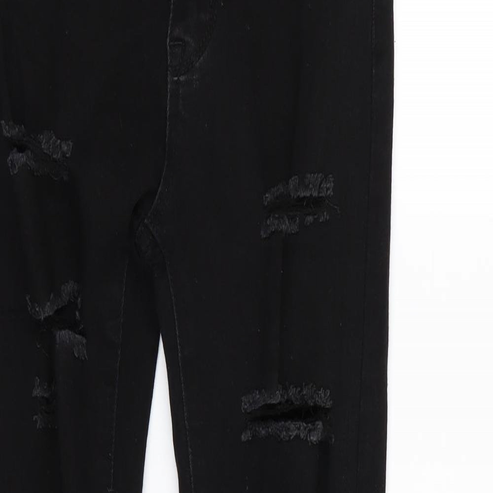 SheIn Womens Black   Skinny Jeans Size XS L27 in - RIPPED JEANS