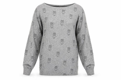 Womens UK Size 8 New Look Grey Basic T-Shirt