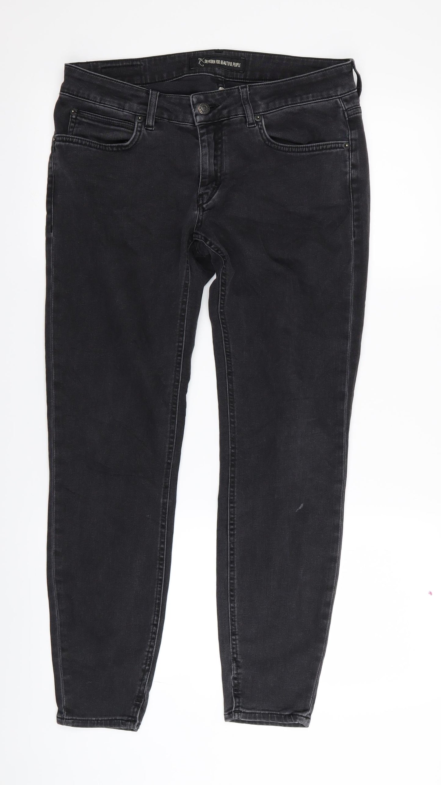 dryxorn for beautiful people Womens Black   Skinny Jeans Size 32 in L29 in