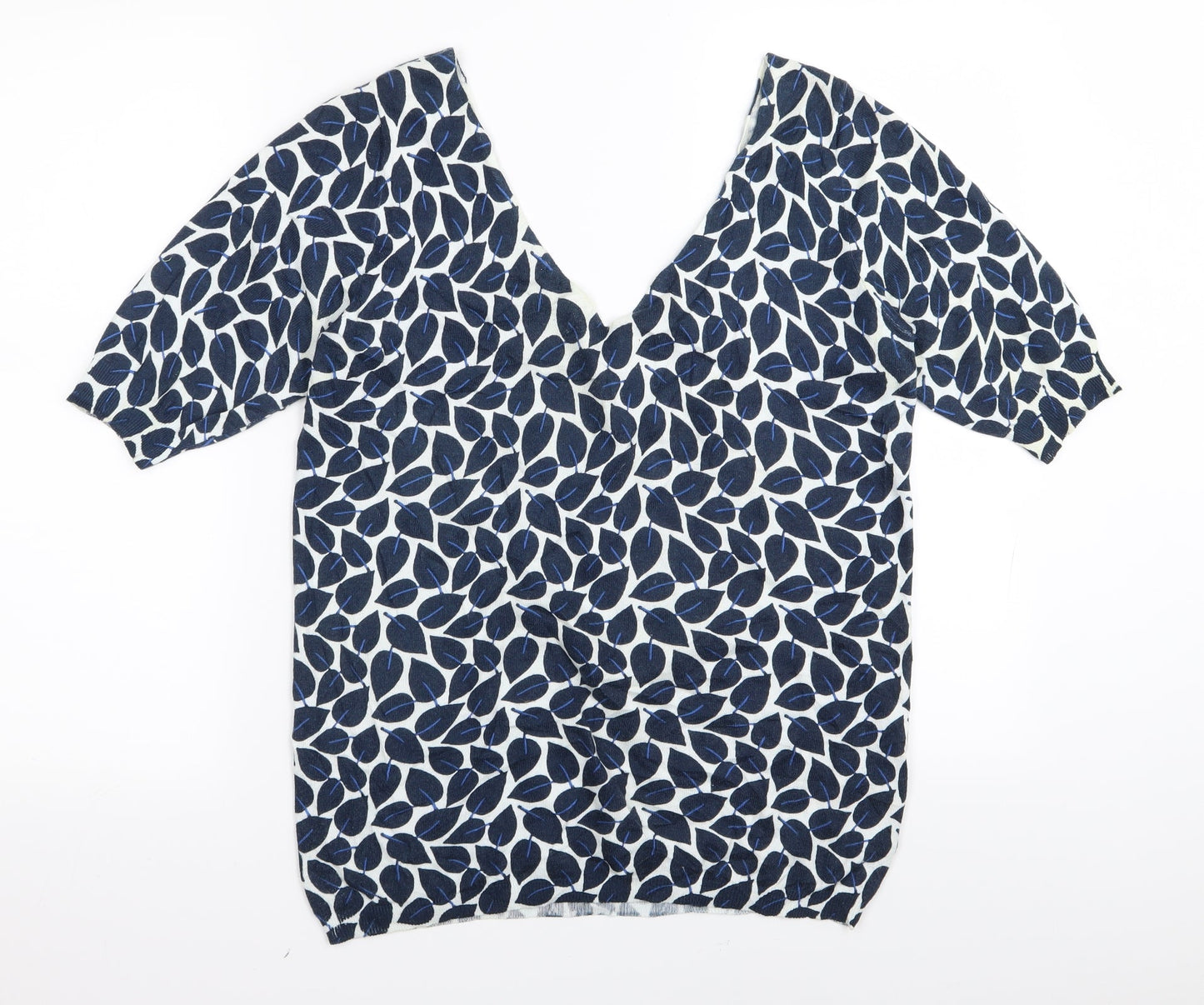 Womens UK Size 10 NEXT Blue Basic T-Shirt