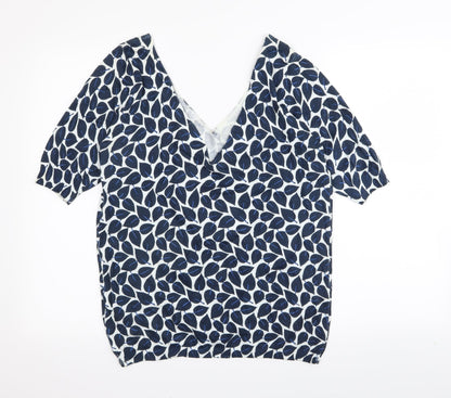Womens UK Size 10 NEXT Blue Basic T-Shirt