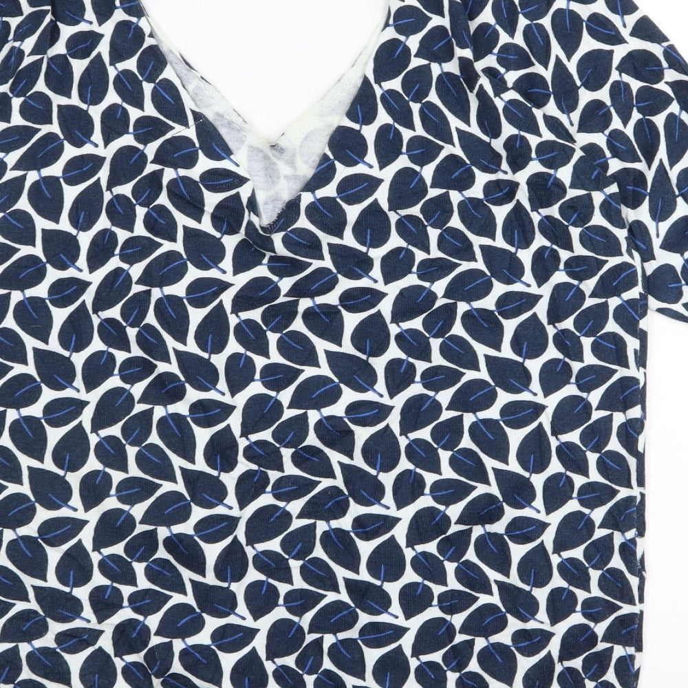Womens UK Size 10 NEXT Blue Basic T-Shirt