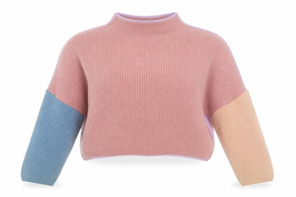 PRETTYLITTLETHING Womens Multicoloured   Pullover Jumper Size 10