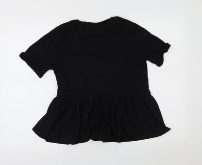 F&F Womens Black   Basic Blouse Size 12