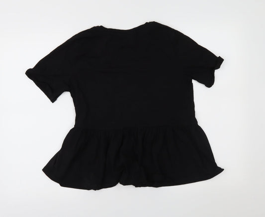 F&F Womens Black   Basic Blouse Size 12