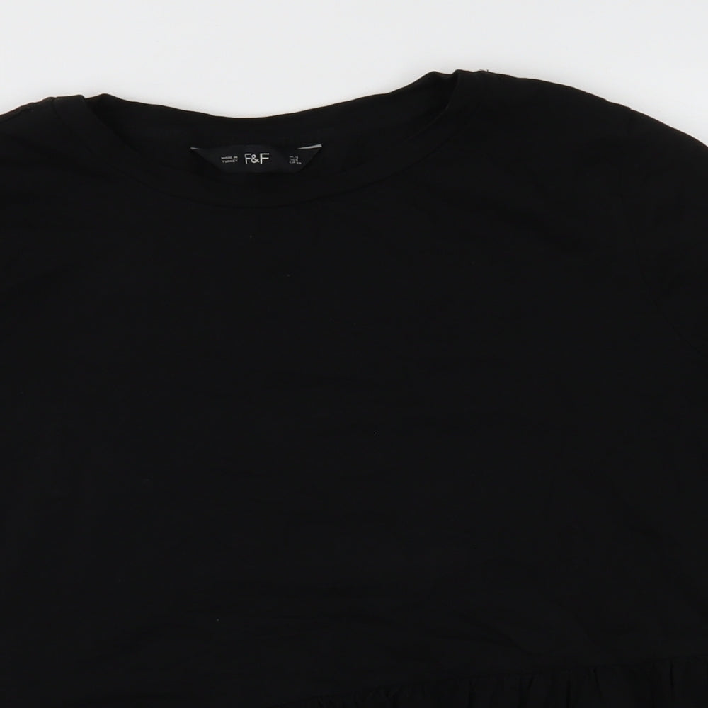 F&F Womens Black   Basic Blouse Size 12