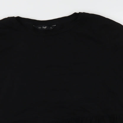 F&F Womens Black   Basic Blouse Size 12