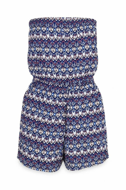 Womens UK Size 8 Divided One-Piece Blue Playsuit