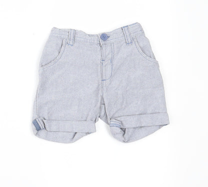 Matalan Boys Blue   Cropped Trousers Size 6-9 Months