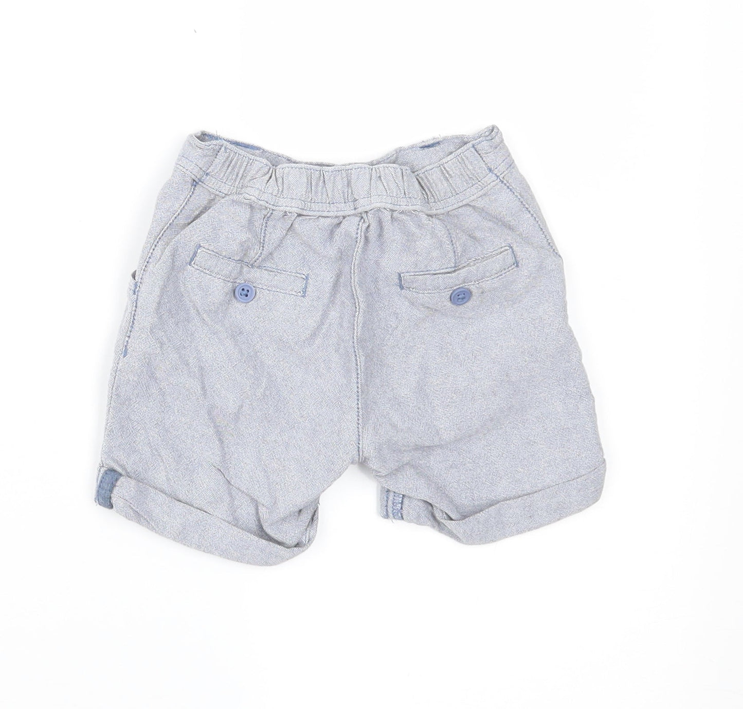 Matalan Boys Blue   Cropped Trousers Size 6-9 Months