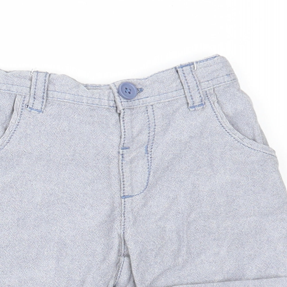 Matalan Boys Blue   Cropped Trousers Size 6-9 Months