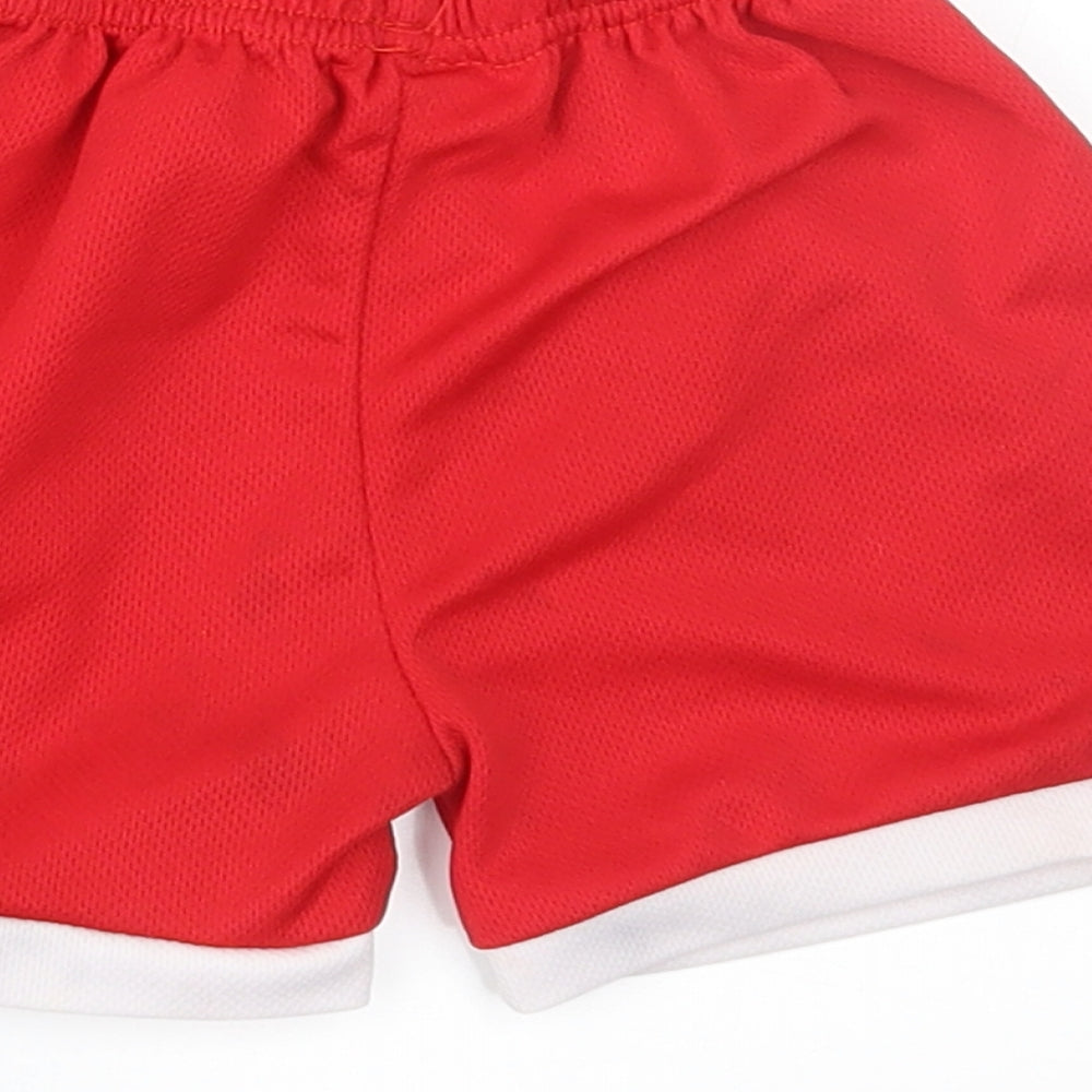 SheIn Boys Red   Track Pants Trousers Size 12 Months