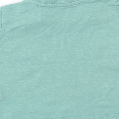 Primark Boys Green   Basic T-Shirt Size 6-9 Months