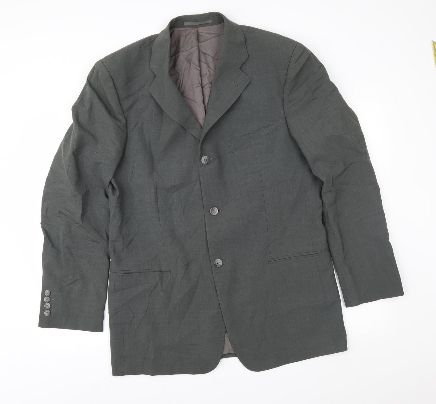Mens UK Size 44 Strellson Regular Green Suit Jacket