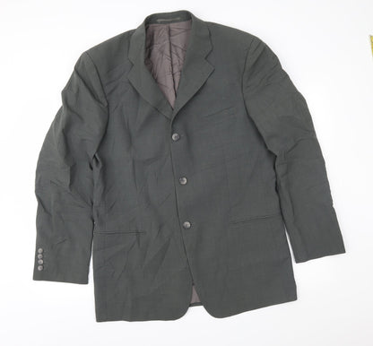 Mens UK Size 44 Strellson Regular Green Suit Jacket