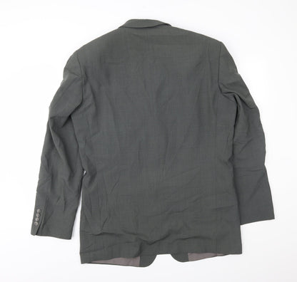 Mens UK Size 44 Strellson Regular Green Suit Jacket