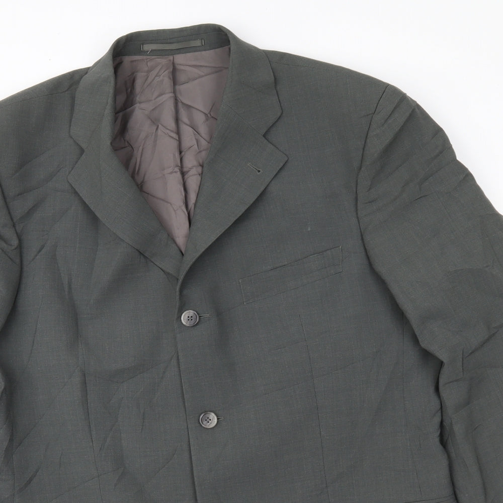 Mens UK Size 44 Strellson Regular Green Suit Jacket