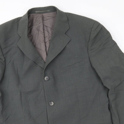 Mens UK Size 44 Strellson Regular Green Suit Jacket