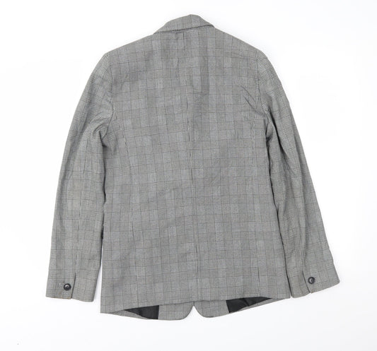 NEXT Womens Grey Check  Jacket Suit Jacket Size 10
