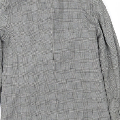NEXT Womens Grey Check  Jacket Suit Jacket Size 10