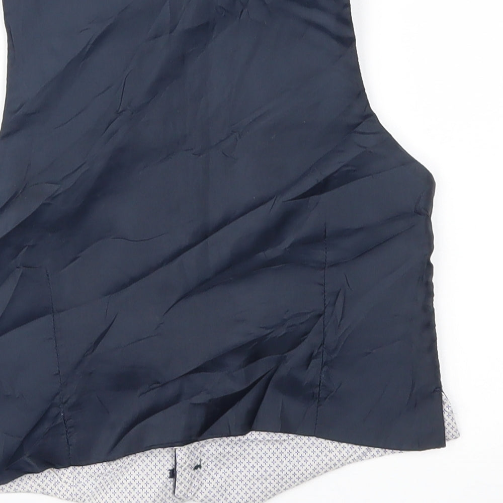John Lewis Boys Blue   Jacket Waistcoat Size 4 Years