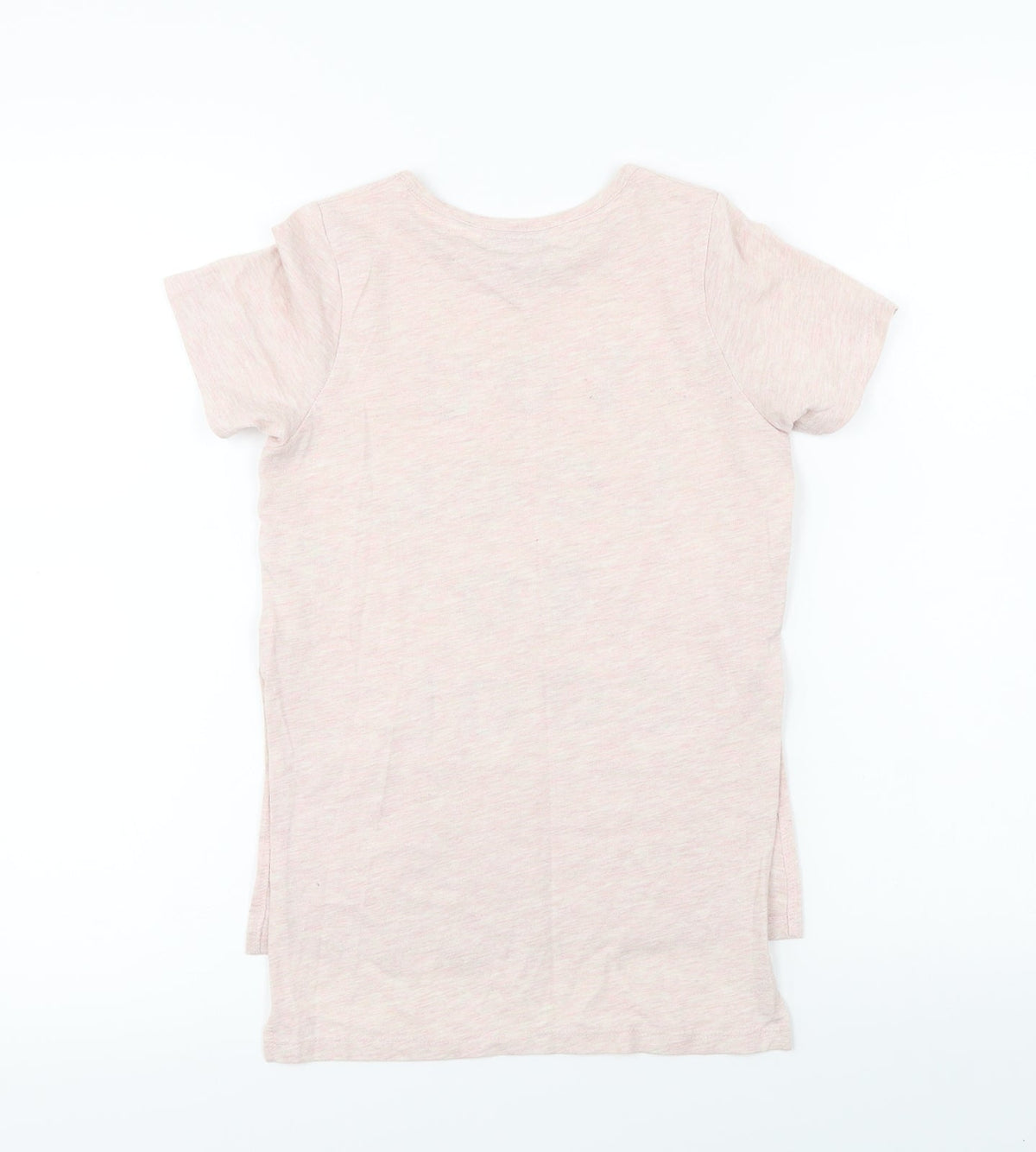Matalan  Girls Pink   Basic T-Shirt Size 6 Years