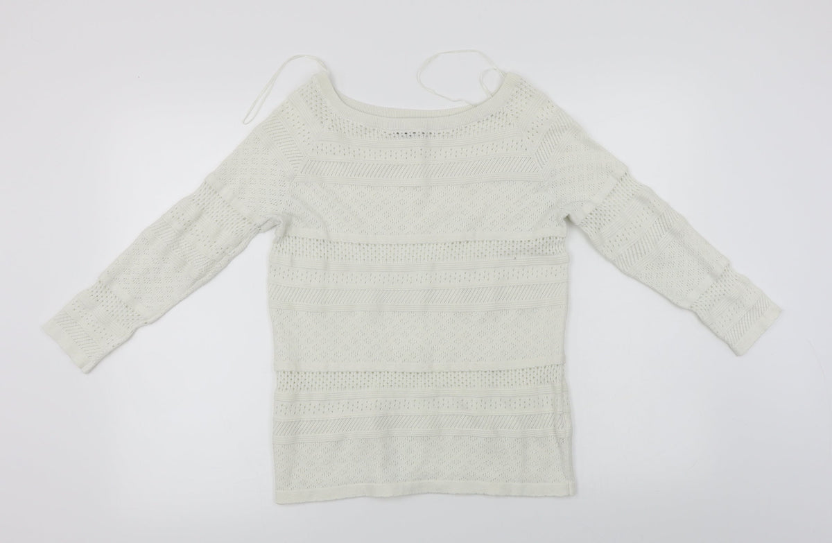 F&F  Womens Ivory   Pullover Jumper Size 10
