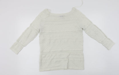 F&F  Womens Ivory   Pullover Jumper Size 10