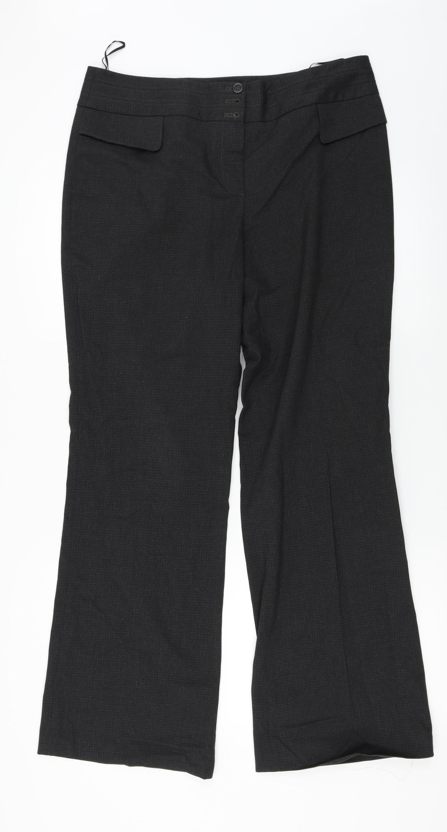 Womens UK Size 14 NEXT Regular Fit  Grey Trousers