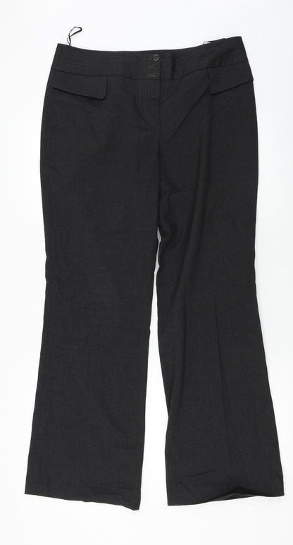 Womens UK Size 14 NEXT Regular Fit  Grey Trousers