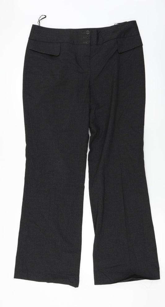 Womens UK Size 14 NEXT Regular Fit  Grey Trousers