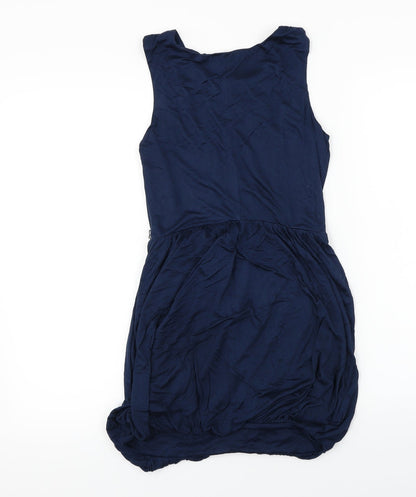 Miss Selfridge  Womens Blue   Basic Blouse Size 8