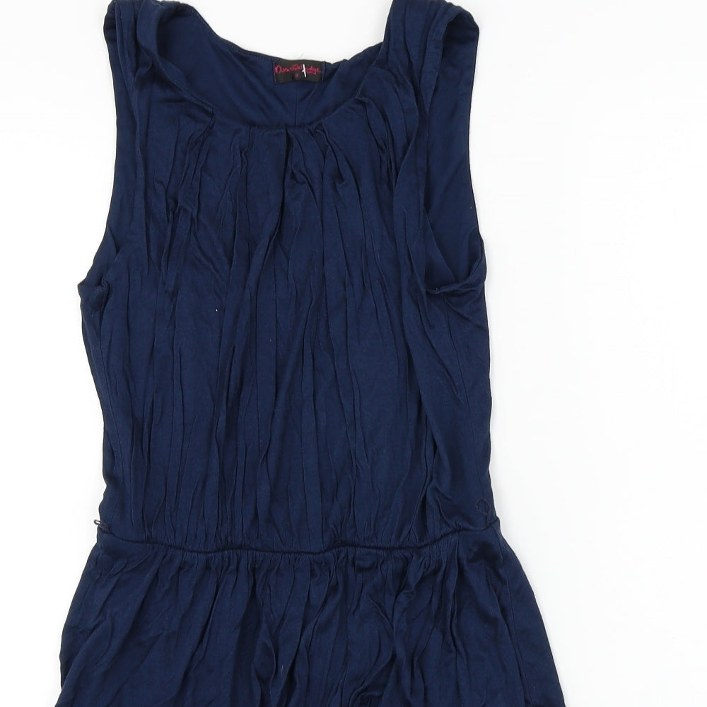 Miss Selfridge  Womens Blue   Basic Blouse Size 8