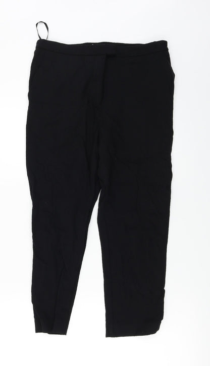 Warehouse  Womens Black   Trousers  Size 14 L21 in