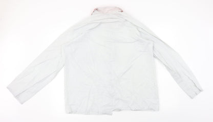 Mens UK Size L johns crafts Ivory  Button-Up Long Sleeve Casual Shirt