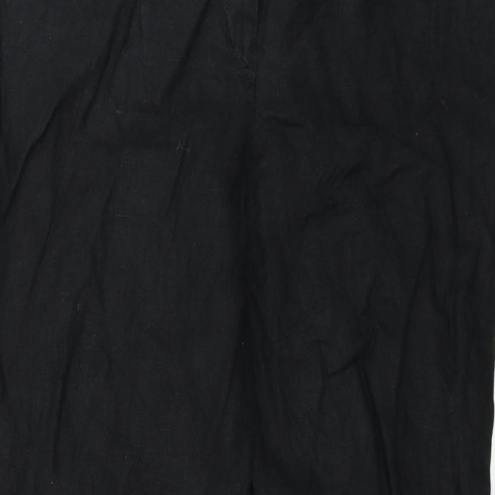 Womens UK Size 16 Marks and Spencer Regular Fit  Black Trousers