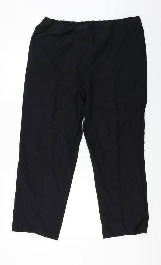 Womens UK Size 36 in Preworn Regular Fit  Black Trousers