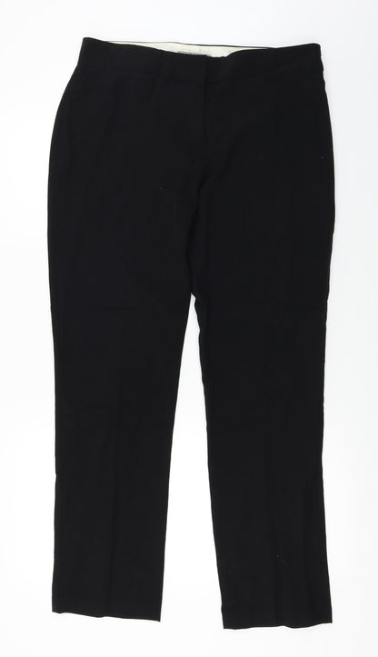 Womens UK Size 14 Marks and Spencer Regular Fit  Black Trousers