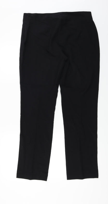 Womens UK Size 14 Marks and Spencer Regular Fit  Black Trousers