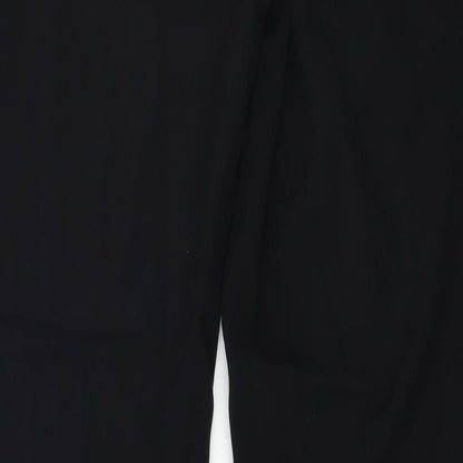 Womens UK Size 14 Marks and Spencer Regular Fit  Black Trousers