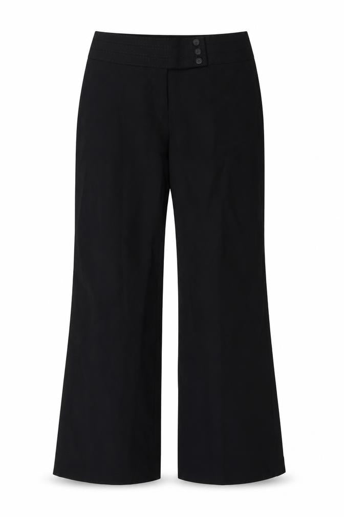 Womens UK Size 10 F&F Regular Fit  Black Trousers