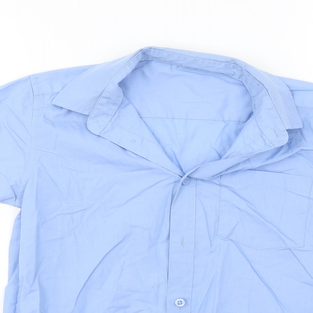 TU Boys Blue   Basic Button-Up Size 9 Years