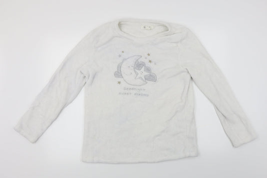 love to lounge    Womens White   Pullover Jumper Size M