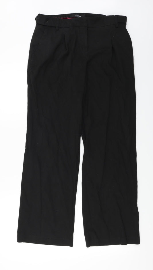 Womens UK Size 12 NEXT Regular Fit  Black Trousers